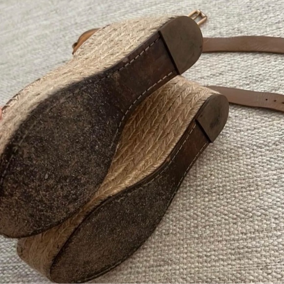 Chloe Suede Wipstitch Trim Espadrilles - Picture 6 of 6